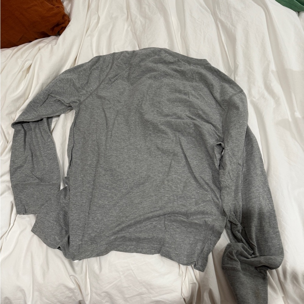 J. Crew Heather Gray Slim Fit Tee
